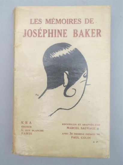 null SAUVAGE (Marcel). Les Mémoires de Joséphine Baker. Recueillis et adaptés par...