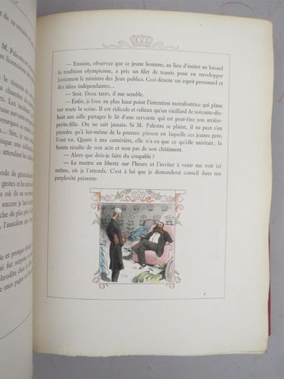 null LOUYS (Pierre). LES AVENTURES DU ROI PAUSOLE. Paris, Blaizot, 1906. Grand in-quarto...