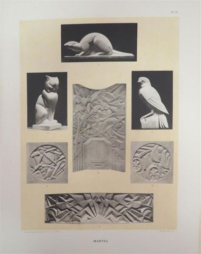 null RAPIN (Henri). La Sculpture décorative moderne, documents réunis par Henri Rapin....
