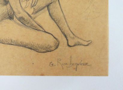 null Georges Antoine ROCHEGROSSE (1859-1938)
Trois études de femmes
Crayons sur calques
Format...