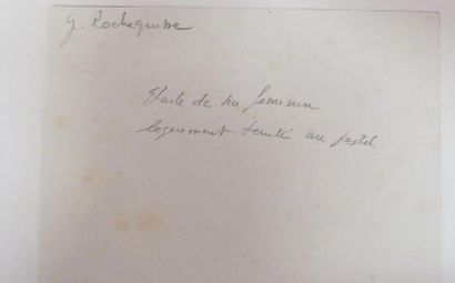 null Georges Antoine ROCHEGROSSE (1859-1938)
Etude de nue féminin
Crayon sur calque
29...