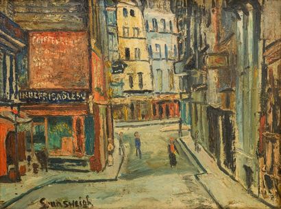 Nathan GRUNSWEIGH (1880-?)
Rue parisienne...