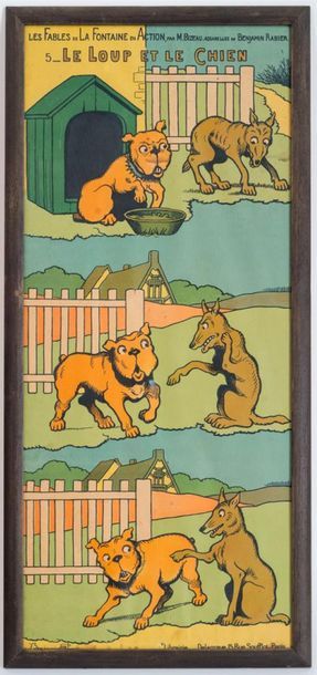 null Benjamin RABIER (1864-1939)
4 panneaux pour « Les Fables de La Fontaine en Action...