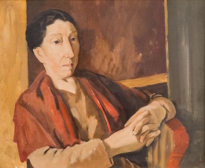 Léopold SURVAGE (1879-1968)
Portrait de Pauline,...