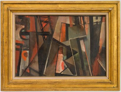 Youla CHAPOVAL (1919-1951) Youla CHAPOVAL (1919-1951)
Composition cubiste 
Huile...
