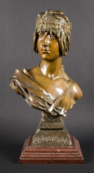 Georges COUDRAY ( 1864-1932)
HYPOAIADE
Bronze...