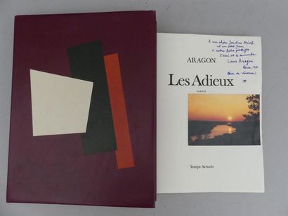 ARAGON (Louis). LES ADIEUX. Poèmes. Paris,...