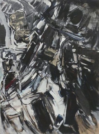 null Pierre JOURDA (1931-2007)
Peinture noir et blanc, 1964
Huile sur toile
100 x...