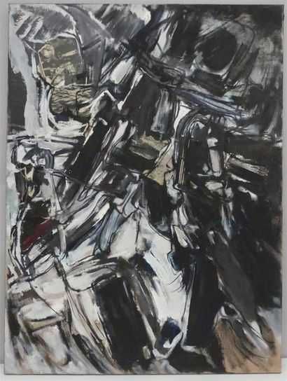 null Pierre JOURDA (1931-2007)
Peinture noir et blanc, 1964
Huile sur toile
100 x...