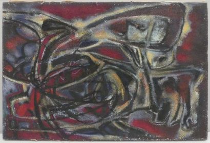 null Pierre JOURDA (1931-2007)
A noir voyelles, 1963
Huile sur toile
50 x 75 cm
Numéro...