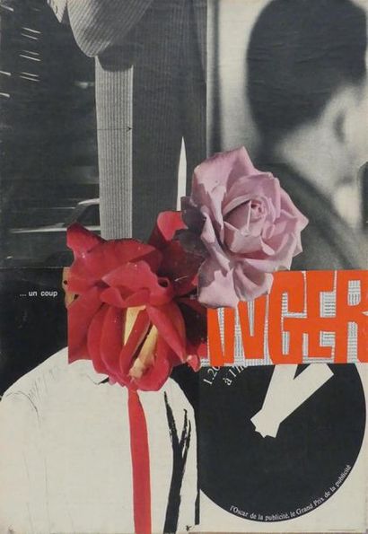 null Pierre JOURDA (1931-2007)
Les roses rouges de Dallas
Collage sur toile, 1966
61...
