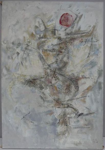 null Pierre JOURDA (1931-2007)
Reliefs Clairs, 1963
Huile sur toile
113 x 75 cm
Numéro...
