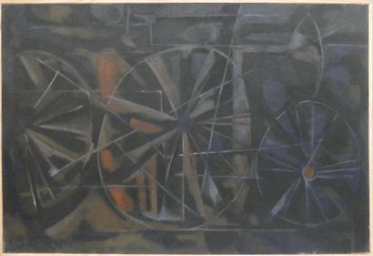 null Pierre JOURDA (1931-2007)
Locomitive sombre, 1959
Huile sur toile
75 x 110 cm
Numéro...
