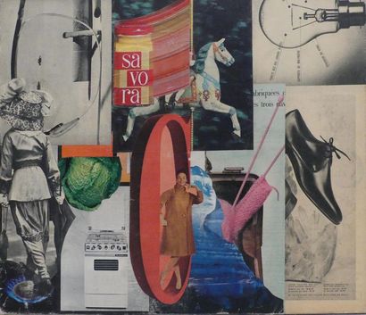null Pierre JOURDA (1931-2007)
Sans titre, 1965
Collage sur toile
50 x 60 cm
Numéro...