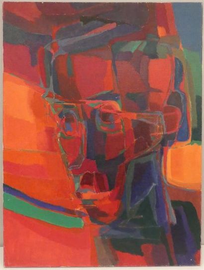 null Pierre JOURDA (1931-2007)
Portrait de Bascands, 1964
Huile sur toile
100 x 75...