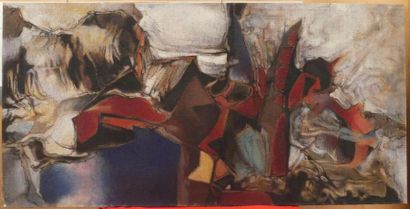 null Pierre JOURDA (1931-2007)
Peinture, 1965
Huile sur toile 
75 x 150 cm
Numéro...