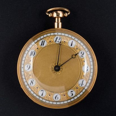 Breguet et fils BREGUETet fils.
Montre de poche à musique et répétition des quarts,...