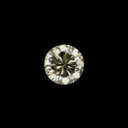 null Diamant taille brillant, 0.98 carat, couleur S-Z, pureté VS2, sans fluorescence,...