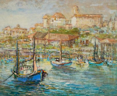 null Pierre BALDI (1919)
Saint-Jean de Luz, le Port
Huile sur toile signée en bas...