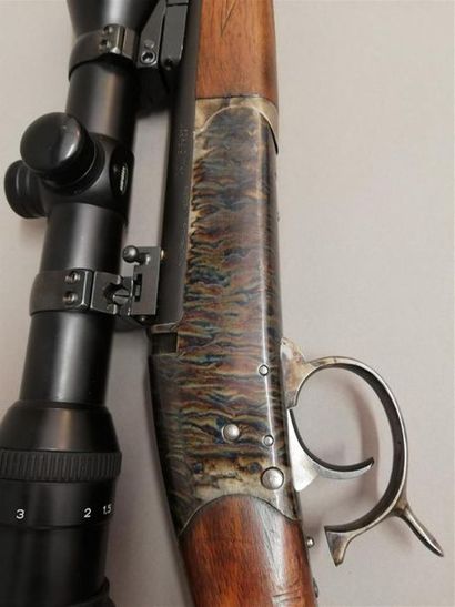 null Carabine basculante calibre 6,5 x 57R arme n°3 construite à partir d'un fusil...