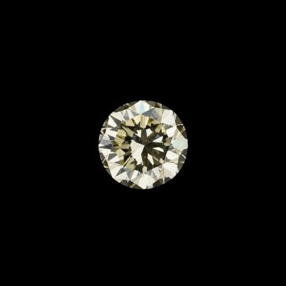 null Diamant taille brillant, 1.00 carat, pureté VVS1, couleur S-Z, fluorescence...