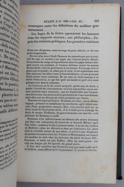 null CHATEAUBRIAND (Vicomte de). OEUVRES COMPLÈTES. Paris, Pourrat frères, 1835....