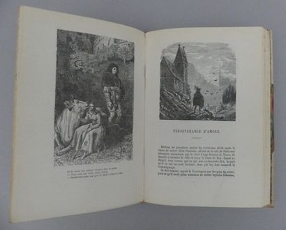 null [DORÉ]. CHATEAUBRIAND. ATALA. Paris, Hachette, 1863. Grand in-folio cartonnage...