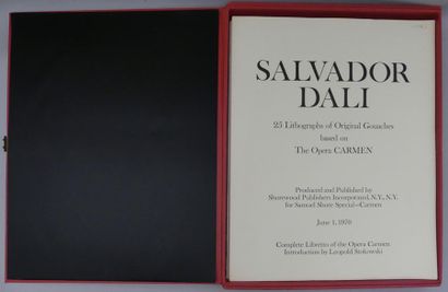 DALI (Salvador) DALI (Salvador). 25 LITHOGRAPHS OF ORIGINAL GOUACHES BASED ON THE...