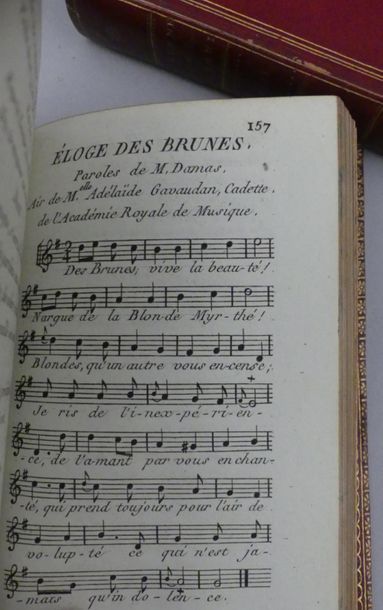 null [ALMANACH]. ÉTRENNES DE POLYMNIE. Recueil de Chansons, Romances, Vaudevilles,...