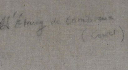 null Roger CHAPELAIN-MIDY (1904-1992)
Etang de Cambreux
Huile sur toile signée en...