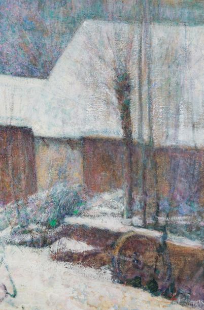 Victor CHARRETON (1864-1936) Victor CHARRETON (1864-1936)
"Hiver le givre, Murol...