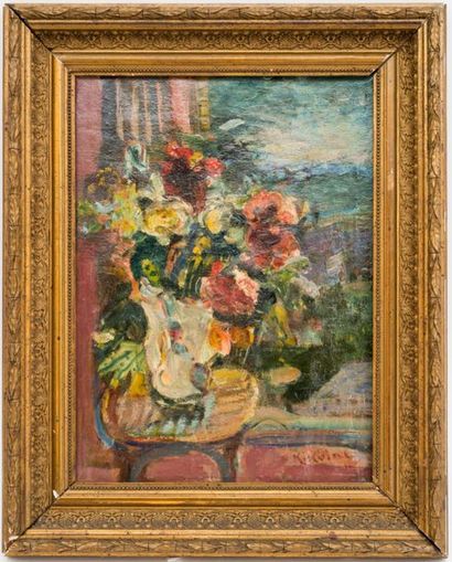 null Michel KIKOINE (1892-1968)
Nature morte au bouquet de fleurs
Huile sur toile...