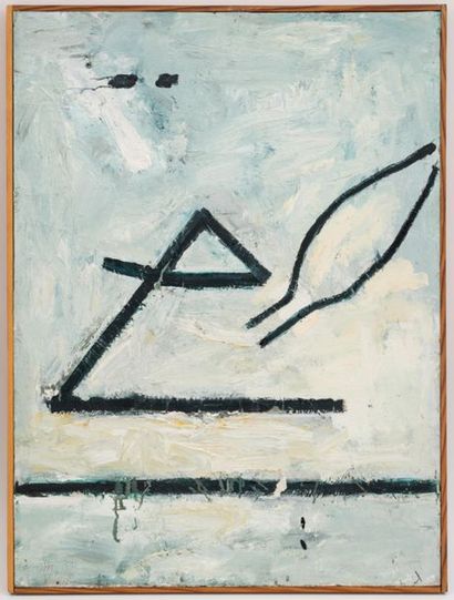 null William MACKENDREE (né en 1948)
Composition abstraite
Huile sur toile
94 x 70...