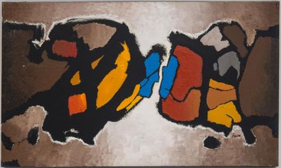 null Pierre IGON (1922-2006)
Abstraction "F.I. 78"
Huile sur toile signée en bas...