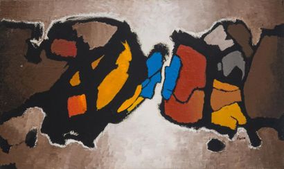 null Pierre IGON (1922-2006)
Abstraction "F.I. 78"
Huile sur toile signée en bas...