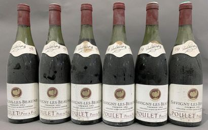 6	bouteilles 	SAVIGNY-LÈS-BEAUNE 		Poulet...