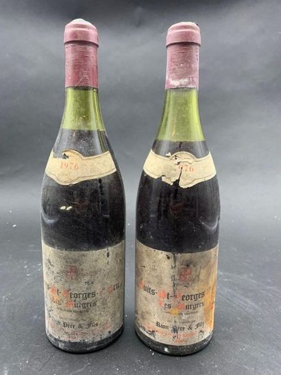 2	bouteilles 	NUITS-ST-GEORGES 	Les Murgers