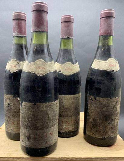 4	bouteilles 	FIXIN 		Bourgeot 	1985	 (ea,...