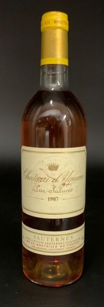 null 1	 bouteille 	CH. 	D'YQUEM, 1° cru supérieur 	Sauternes 	1987 (es)
