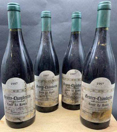 null 4	bouteilles 	GEVREY-CHAMBERTIN 	"La Ramée", 	Pernet-Meulin 	1997	 (et)
