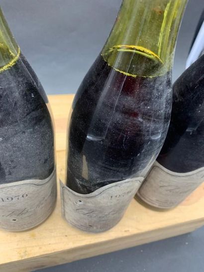 null 3	bouteilles 	CLOS 	DE LA ROCHE, 	R. Peirazeau-Groffier 	1976	 (ela, elt, 2...