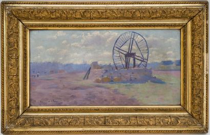 null Maurice CHABAS (1862-1947)
Le moulin
Huile sur toile signée en bas à gauche
21...