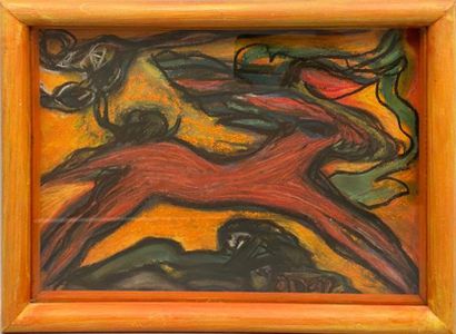 null ECOLE FRANCAISE, 1993
"Le cerf volant"
Pastel sur papier
21 x 30 cm.
Au dos,...