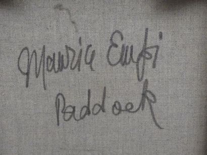 null Maurice EMPI (1933)
Le paddock
Huile sur toile signée en bas à droite
46 x 65...