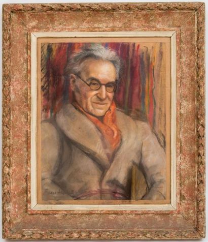 null France LEPLAT (1895-1953)
Portrait de Joseph Maurelle
Pastel signé et situé...