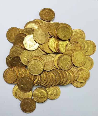 null 103 pieces of 20 Francs gold