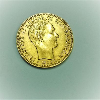 null 1 Coin of 20 gold drachmas. 