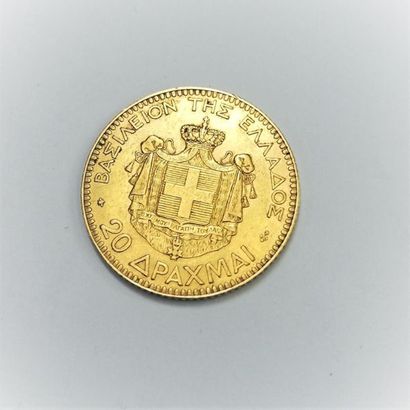 null 1 Coin of 20 gold drachmas. 