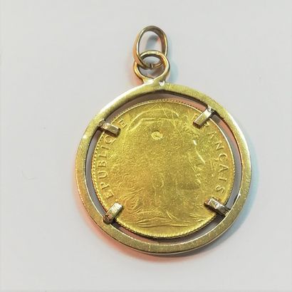 null Pendentif 10 Fr or 

Poids brut : 5.3 g