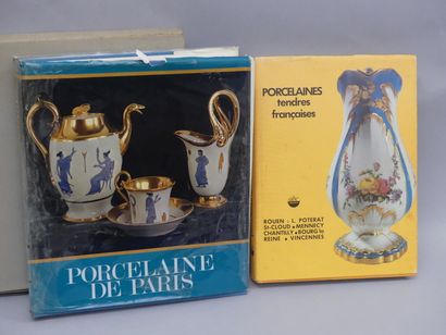 null PORCELAINE Lot de 2 livres :

Porcelaine de Paris (1770-1850) / Régine de Plinval...